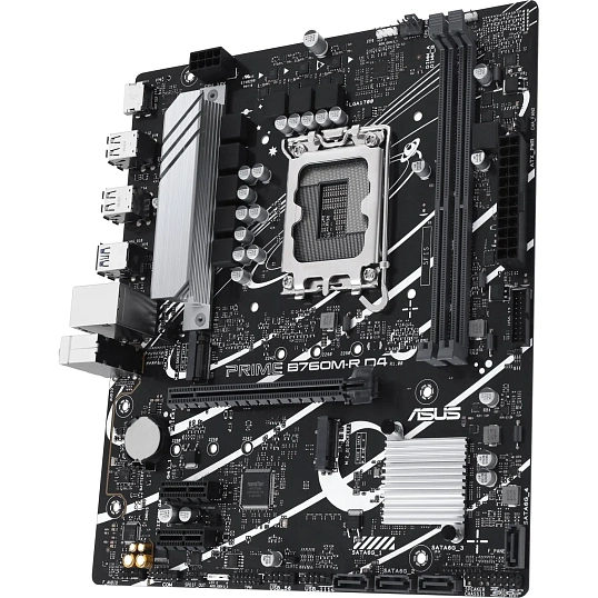Материнская плата ASUS PRIME B760M-R D4 LGA1700 mATX 2xDDR4