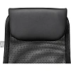 Кресло VB_Бюрократ CH-607 черный TW-01 сетка/ткань с подгол. крест. пластик