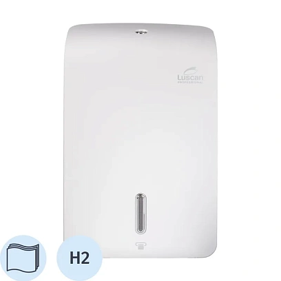 Диспенсер для полотенец лист Luscan Prof Etalon Z-слож maxi белый 151061