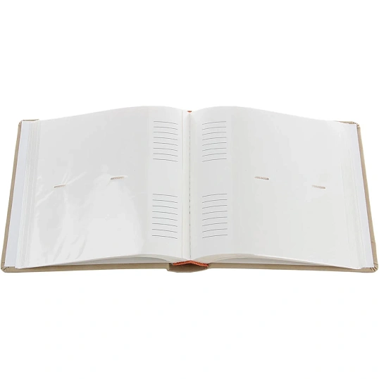 Фотоальбом Делюкс 200ф 10X15см, бум.карм.с мемо, книжн. пер-т. 92883