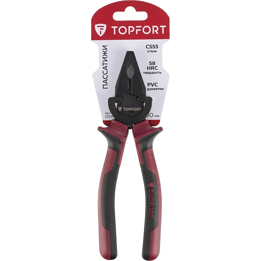 Пассатижи 200мм/8 Topfort Basic