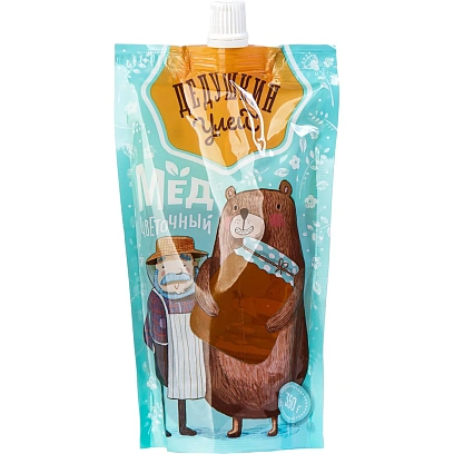 Мед Дедушкин Улей дойпак, 350г