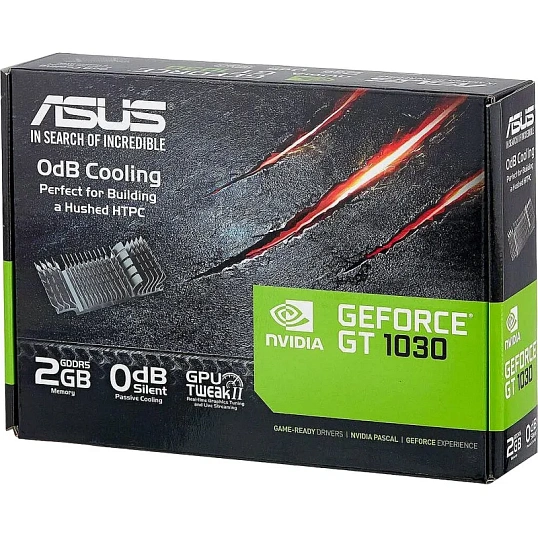Видеокарта ASUS GT1030-SL-2G-BRK 2GB GDDR5 64bit DVI HDMI RTL