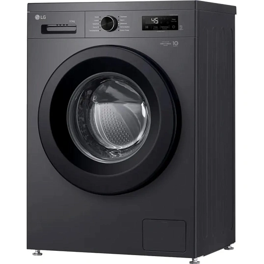 Стиральная машина LG F2Y1WS6J кл.:A фронт. макс.:6.5кг темно-серый инвертер