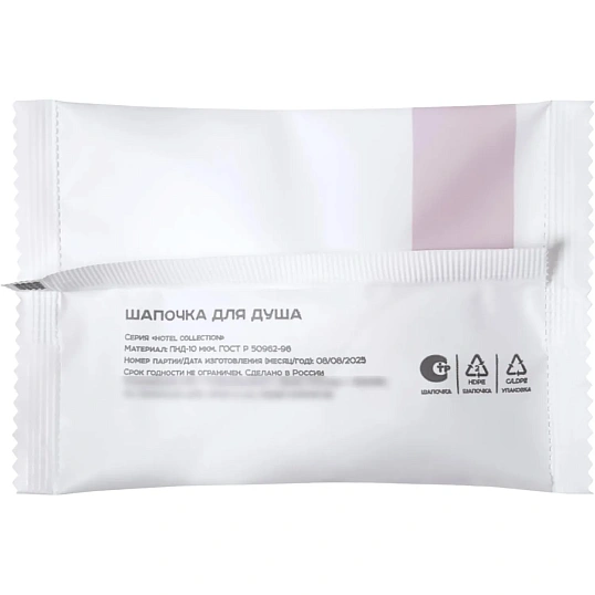 Шапочка для душа 'BALANCE' (флоупак),500шт/уп