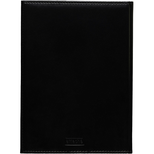 Ежедневник недатированный чёрный, А4, 200x270мм, 176 л, ATTACHE Каньон