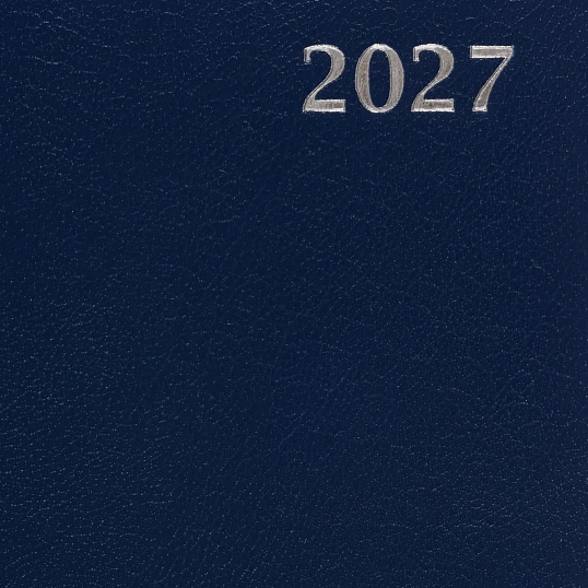 Ежедневник датированный 2027 Attache А5 168л 138x213мм балакрон синий