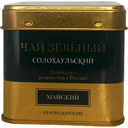Чай Солохаульский зеленый майский сбор, к/л, 26г