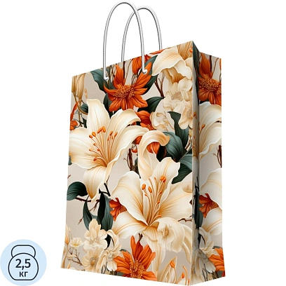 Пакет ,бумажный д/сувенирной продукции,ш26cм,140г/м2 26x32,4x12,7см 93914FE