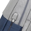 Рюкзак для ноутбука RIVACASE 7567 grey/dark blue 17.3/6