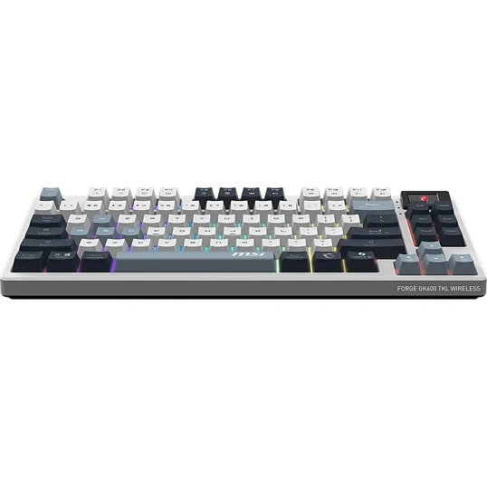 Клавиатура MSI (S11-43RUP01-HH9)Forge GK600 механ.бел/син USB BT/R gamer L