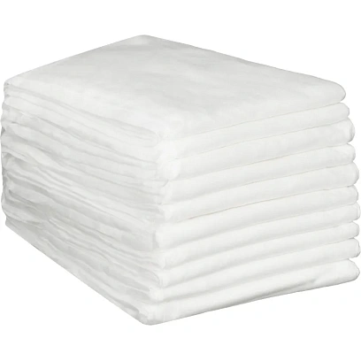 Простыня 200x90, спанлейс, пл.50, белый,10 шт/уп, штучно, 00-022