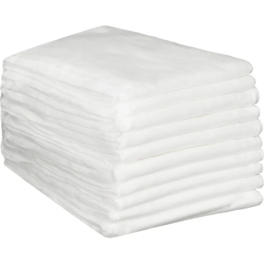 Простыня 200x90, спанлейс, пл.50, белый,10 шт/уп, штучно, 00-022