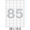 Этикетки самоклеящиеся Promega Label Premium 38х16,9мм 85шт/л А4 (100л/уп)
