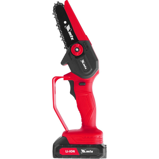 Пила цепная аккумуляторная мини  MTX  MCS-100, Li-Ion, 20 В (58640)