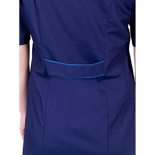 Халат ДИАНА, т/синий-голубой (Хал 818), 104-108/ 170-176