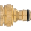 Адаптер для шланга латунный, 1/2-3/4 внутренняя резьба Palisad 65820