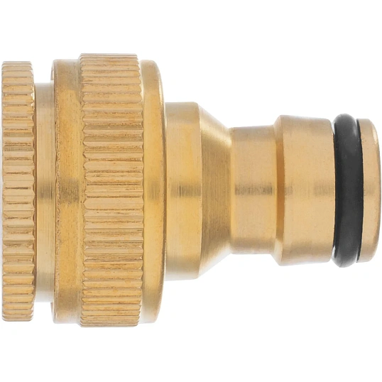 Адаптер для шланга латунный, 1/2-3/4 внутренняя резьба Palisad 65820