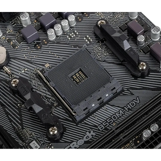 Материнская плата ASRock B550M-HDV, Socket AM4, AMD B550, 2xDDR4-3200, mATX