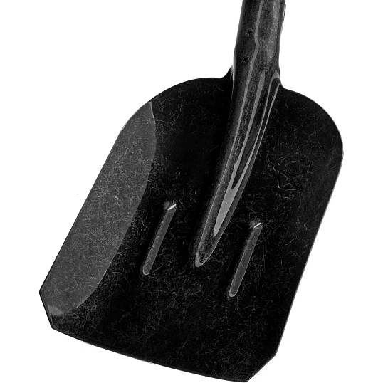 Лопата совковая Palisad 28.5x23.5 см сталь с р/ж деревянный черенок 61304