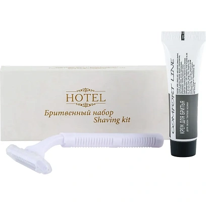 Набор бритвенный HOTEL Бритвенный набор,картон,200шт.