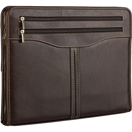 Сумка -папка из кож/зам ГАММА 118м,для док-тов ф.А4+,с выдв.ручками, коричн