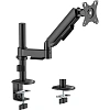 Кронштейн Uniteki FMGT91PIPE для монитора, со струбциной, газлифт, 17-35