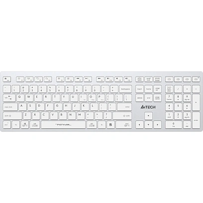 Клавиатура A4Tech Fstyler FBX50C белый USB беспроводная(FBX50C WHITE)