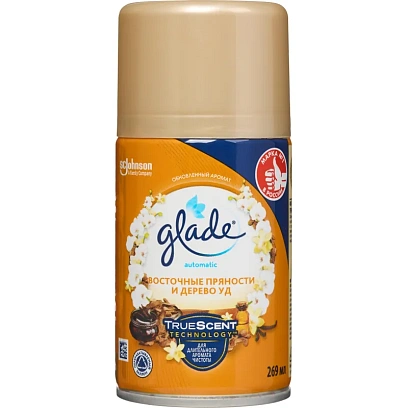 Баллон сменный для автоосвежителя Glade Восточные пряности 269мл