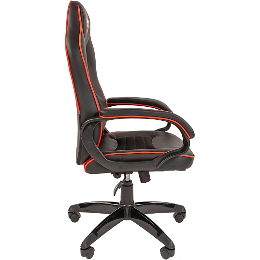 Кресло ТП 688 экокожа/ткань,черный,пластик