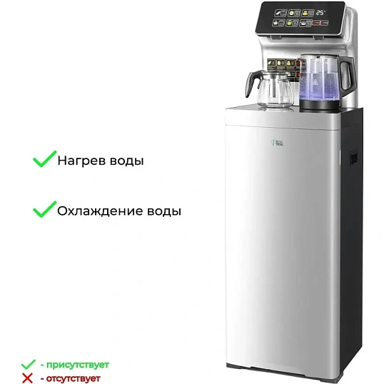 Кулер Ecotronic TB15-LER silver с чайным столиком Тиабар