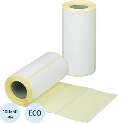 Термоэтикетки ЭКО 100х50, 200 шт/рул, вт. 25