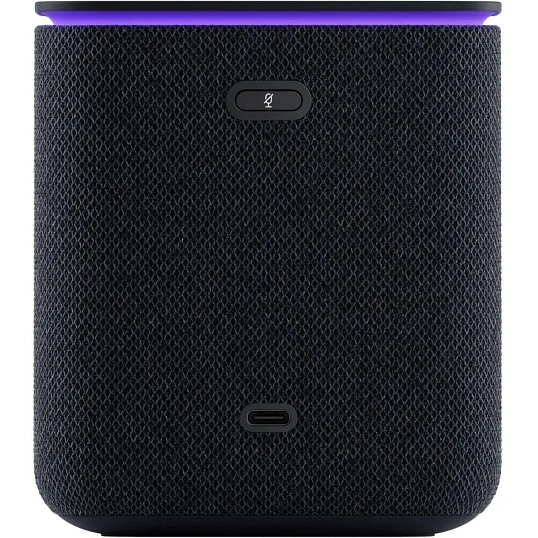 Умная колонка Яндекс Станция Миди с Алисой с Zigbee, черный (YNDX-00054BLK)