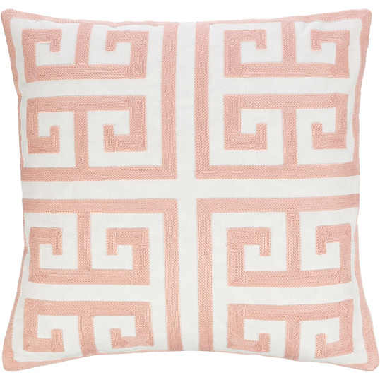 Наволочка декор. Luscan 45х45, 2шт/уп, геометрия розовый