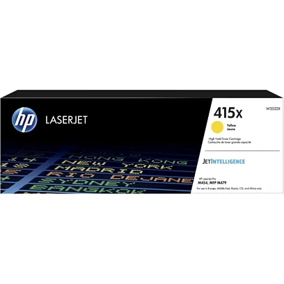 Тонер-картридж HP 415X W2032X жел. пов. емк. для HP LJ M454/MFP M479
