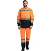 Костюм сигнальный летний муж (куртка,пк) лс07 оранж/т.син 128-132/170-176