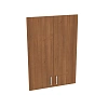 Дверь САТУРН-Д средние ДСП (800,014) орех гварнери (2шт/уп)