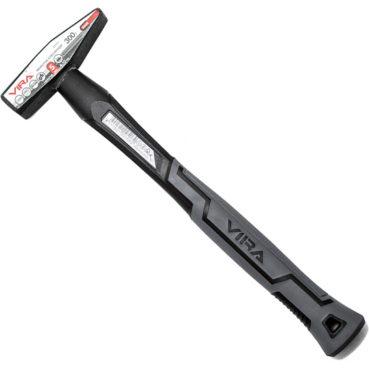 Молоток слесарный 300 г фибергласовая ручка VIRA RAGE 903003