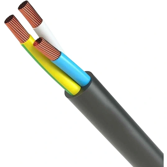 Кабель КГ 3х2,5 черный, бухта 100м