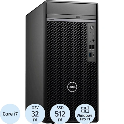 Системный блок Dell Optiplex 7020 PLUS(7020-90302)i7 14700/32/SSD512/W11P