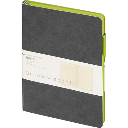 Ежедневник недатированный А5 BOSTON(СЕРЫЙ) 3-228/08