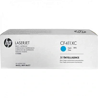 Картридж лазерный HP (C) CF411XC гол. пов.емк. для CLJ M377/452/477
