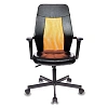 Кресло VB_EChair-225 PTW к/з черный, сетка оранжевая (TW38-3)