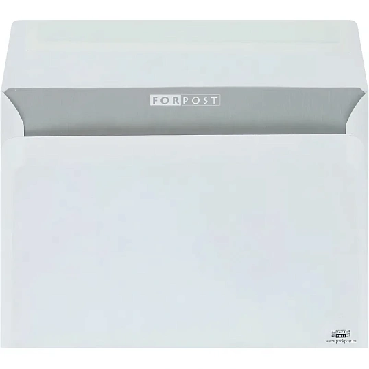 Конверт Куда-Кому С5 стрип ForPost 162х229 1000шт/кор 2804