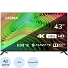 Телевизор Digma DM-LED43UBB40, UHD, смарт (Салют ТВ)