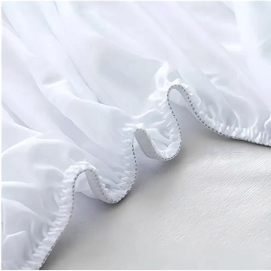 Наматрасник 140х200,махра, водонепроницаемый,чехольный, белый