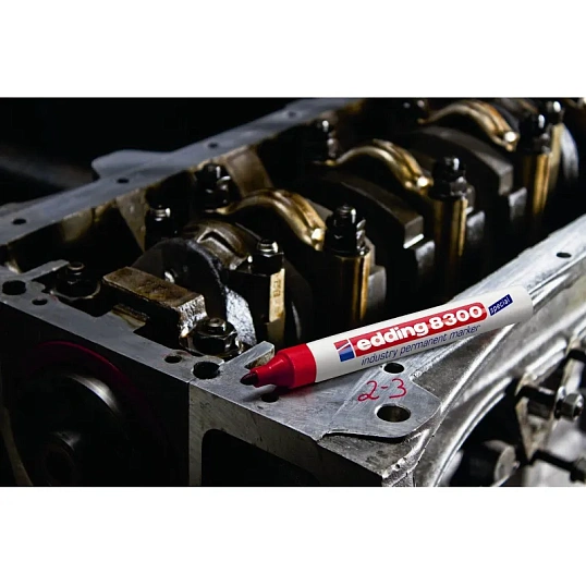 Маркер для агрессивной среды EDDING E-8300/1 чёрный 1,5-3мм