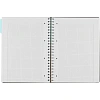 Бизнес-тетрадь SMARTBOOK А4 120л. клетка,спир,микроп,разд,карм,жел-оран