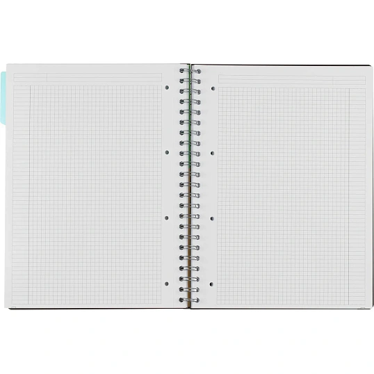 Бизнес-тетрадь SMARTBOOK А4 120л. клетка,спир,микроп,разд,карм,жел-оран