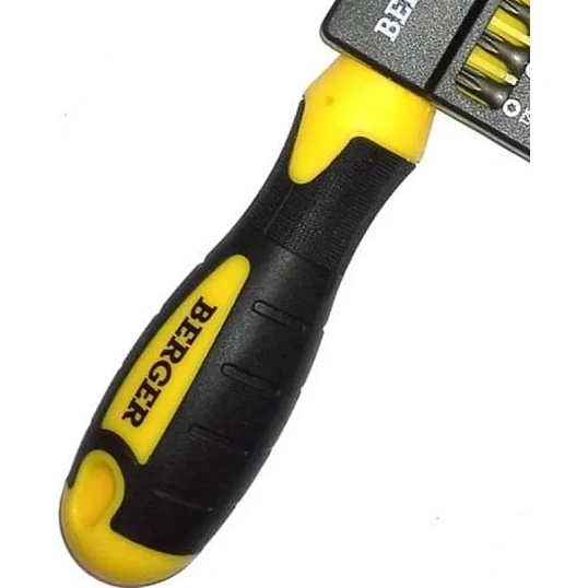 Отвертка Набор с битами на пластиковом держателе 13 предметов BERGER BG1072